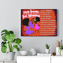 Load image into Gallery viewer, wall art for little black girl