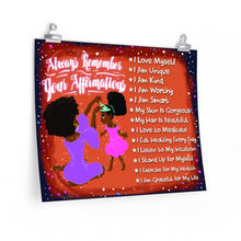 Load image into Gallery viewer, wall art for little black girl