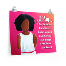 Load image into Gallery viewer, wall art for young black girls