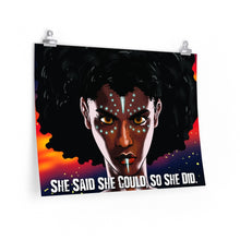 Load image into Gallery viewer, black woman wall art