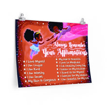 Load image into Gallery viewer, wall art for black girl