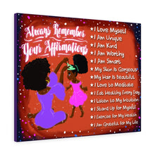 Load image into Gallery viewer, affirmations for black daughter