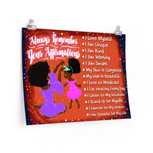 Load image into Gallery viewer, wall art for small black girl