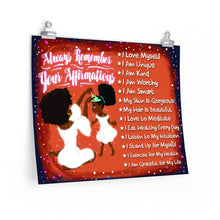 Load image into Gallery viewer, positive affirmations for black girls