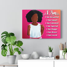 Load image into Gallery viewer, positive affirmations for little black girl