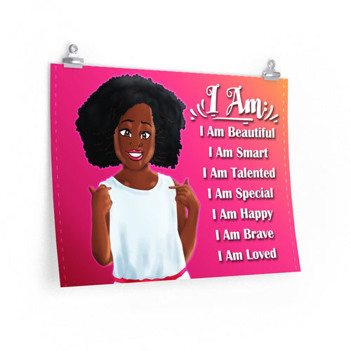 empowering wall art for black girls